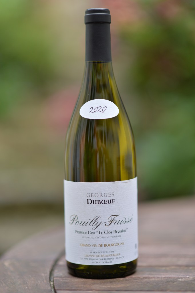 La bouteille avec le millésime 2020